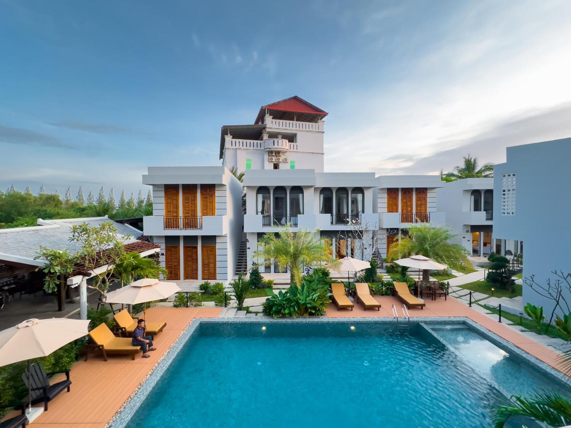 The R&B Boutique Hotell Kampot Eksteriør bilde